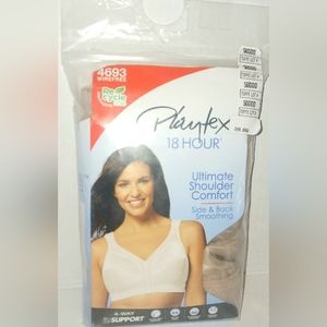 Playtex 18 Hour Bra NWT New Size 50DDD Toffee Color 4693 Wirefree 4 Way Support